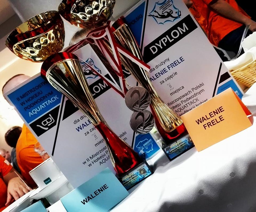 Hokej pod wodą Walenie UWH Siemianowice Śląskie